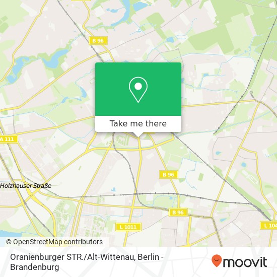 Oranienburger STR. / Alt-Wittenau map