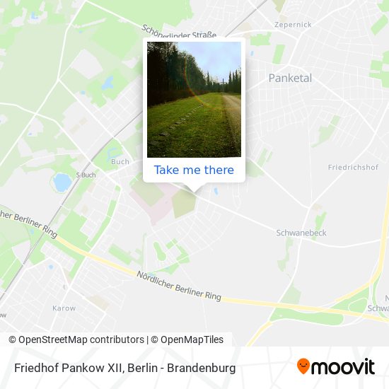 Friedhof Pankow XII map