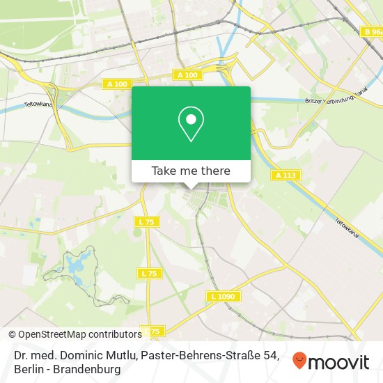 Dr. med. Dominic Mutlu, Paster-Behrens-Straße 54 map