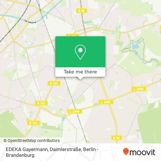 EDEKA Gayermann, Daimlerstraße map