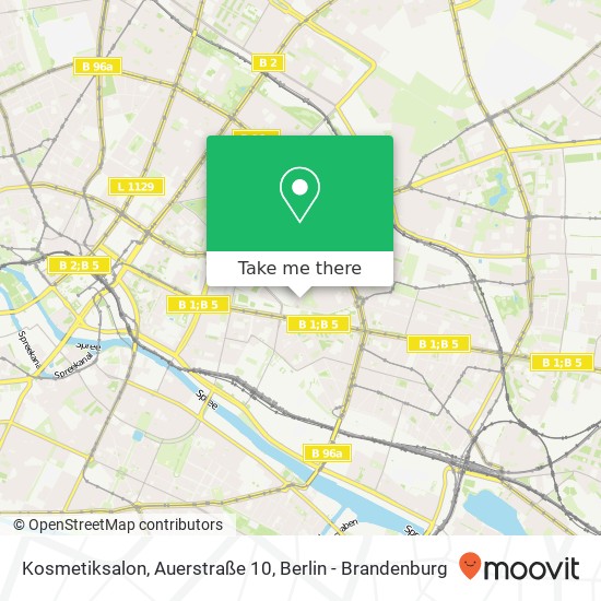 Kosmetiksalon, Auerstraße 10 map