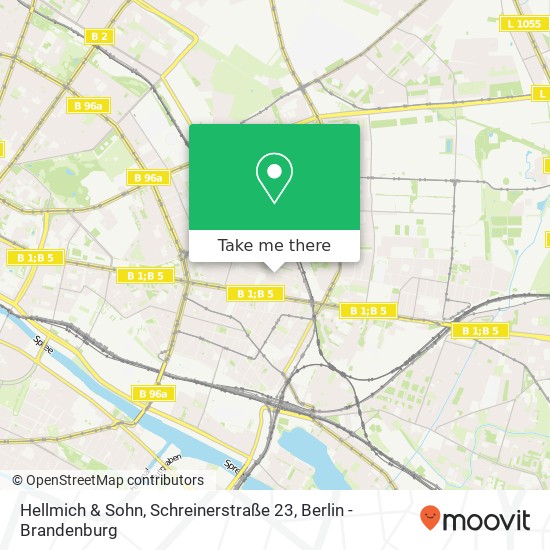 Карта Hellmich & Sohn, Schreinerstraße 23