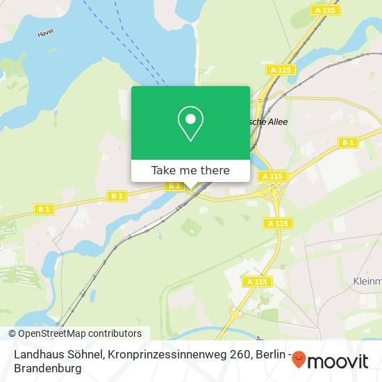 Landhaus Söhnel, Kronprinzessinnenweg 260 map