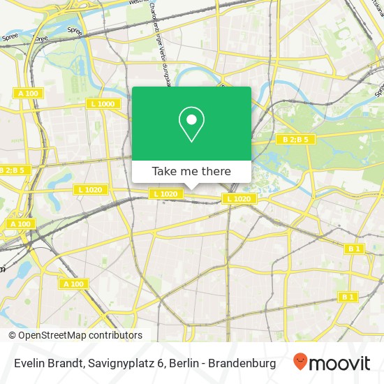 Evelin Brandt, Savignyplatz 6 map