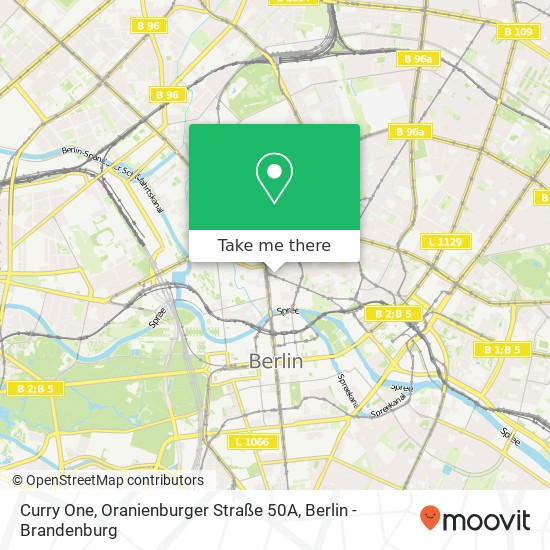 Curry One, Oranienburger Straße 50A map