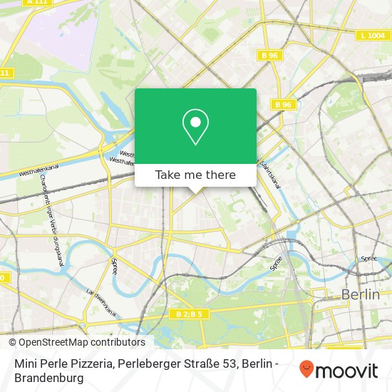 Mini Perle Pizzeria, Perleberger Straße 53 map