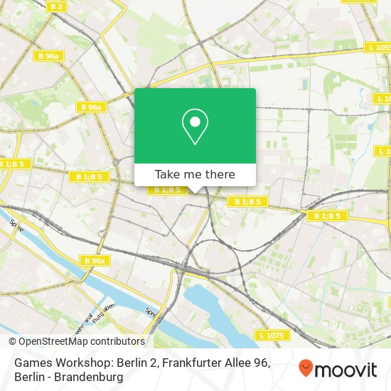 Games Workshop: Berlin 2, Frankfurter Allee 96 map
