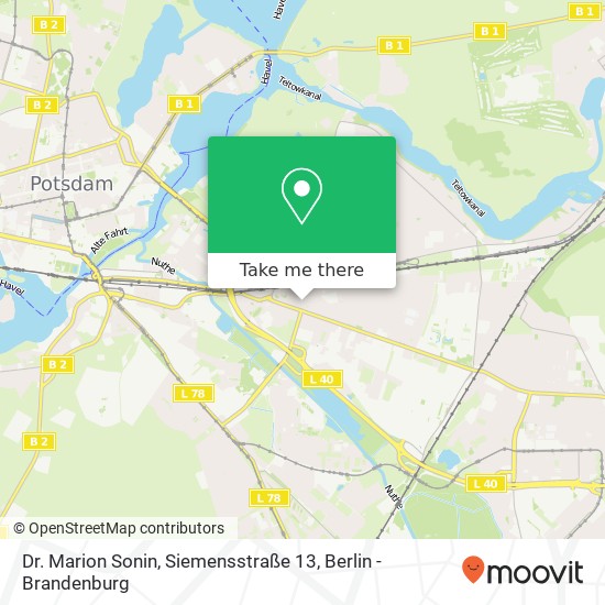 Dr. Marion Sonin, Siemensstraße 13 map