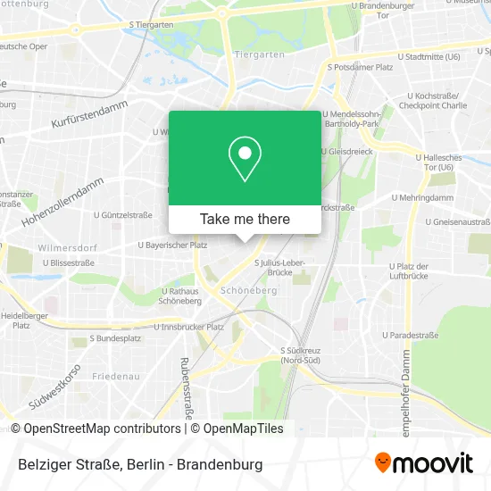 Belziger Straße map