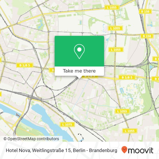 Hotel Nova, Weitlingstraße 15 map