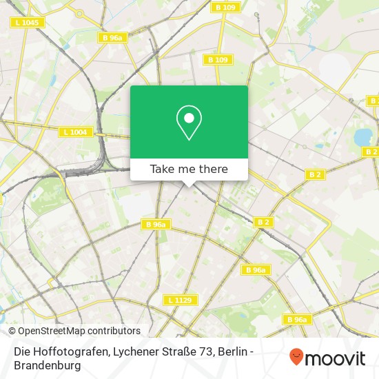 Карта Die Hoffotografen, Lychener Straße 73