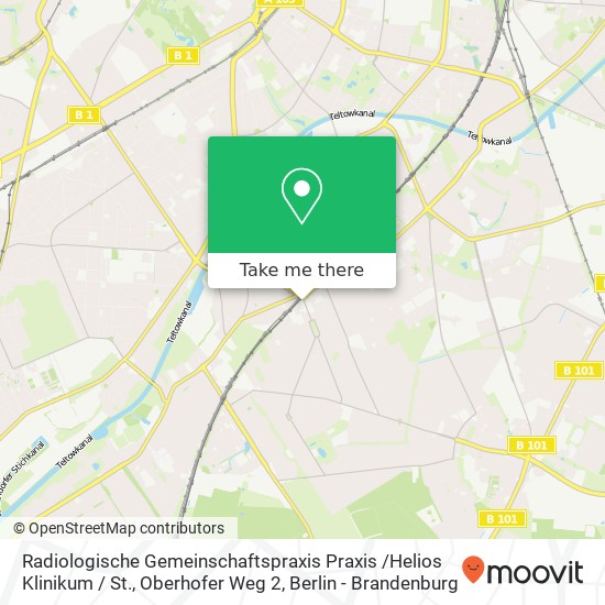 Radiologische Gemeinschaftspraxis Praxis /Helios Klinikum / St., Oberhofer Weg 2 map