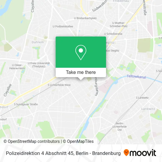 Карта Polizeidirektion 4 Abschnitt 45