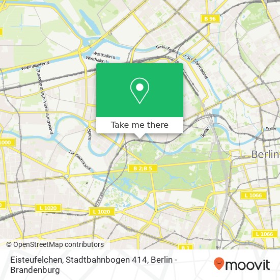Eisteufelchen, Stadtbahnbogen 414 map
