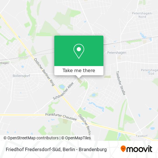 Friedhof Fredersdorf-Süd map