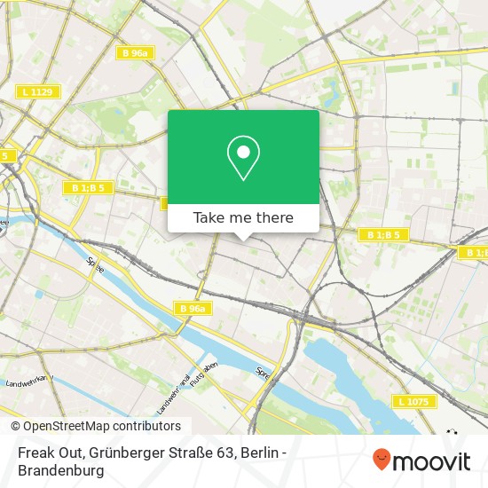 Карта Freak Out, Grünberger Straße 63