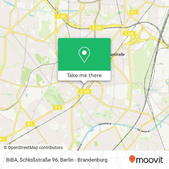 BiBA, Schloßstraße 96 map