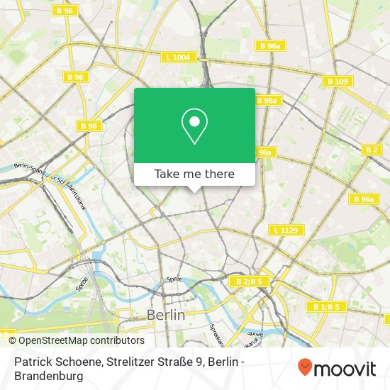 Patrick Schoene, Strelitzer Straße 9 map