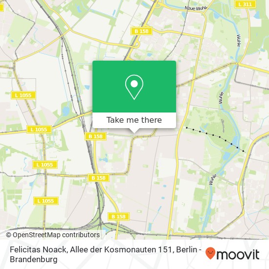 Felicitas Noack, Allee der Kosmonauten 151 map