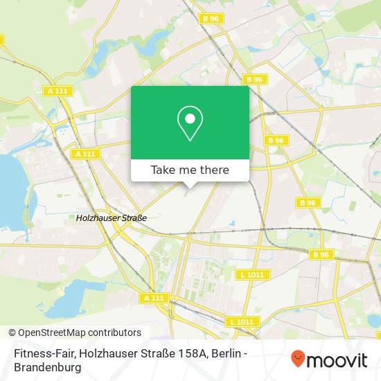 Карта Fitness-Fair, Holzhauser Straße 158A