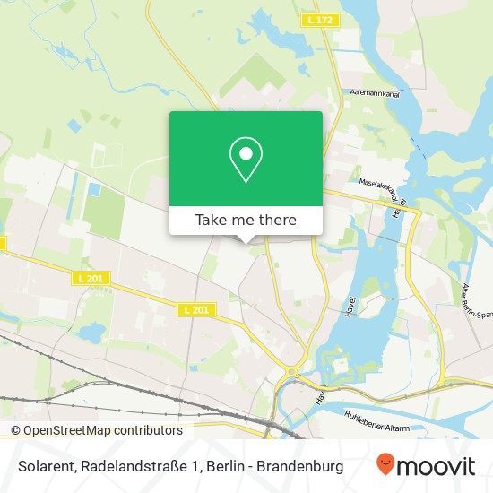 Solarent, Radelandstraße 1 map