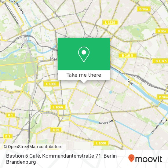 Bastion 5 Café, Kommandantenstraße 71 map