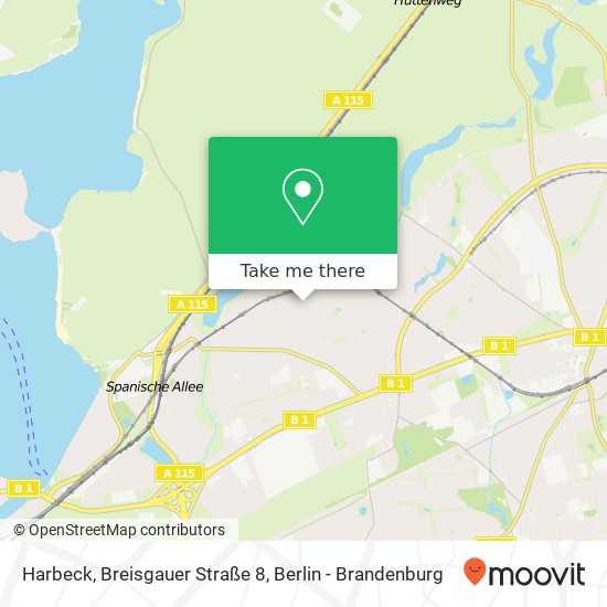 Карта Harbeck, Breisgauer Straße 8