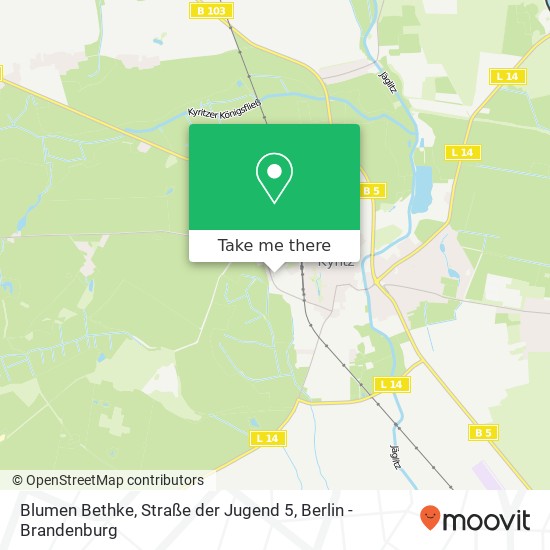 Blumen Bethke, Straße der Jugend 5 map