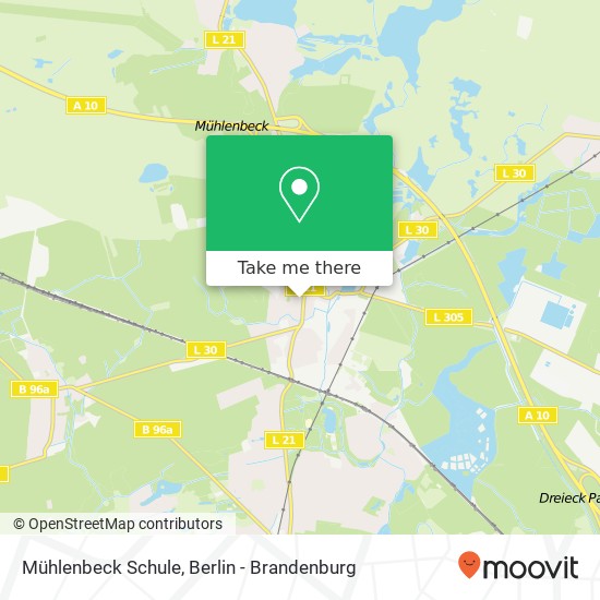 Mühlenbeck Schule map