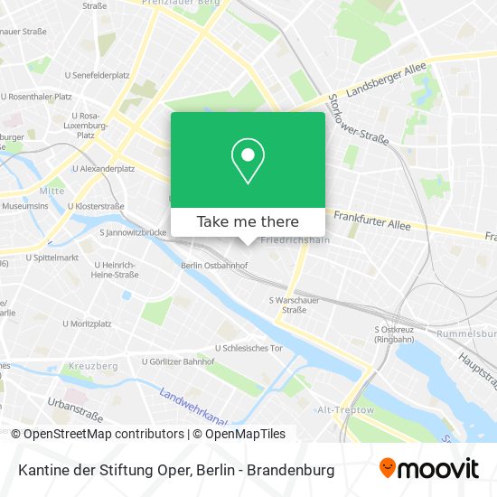 Kantine der Stiftung Oper map