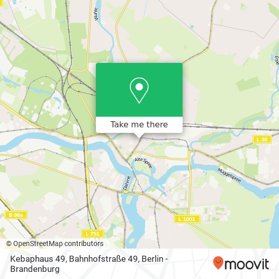 Kebaphaus 49, Bahnhofstraße 49 map