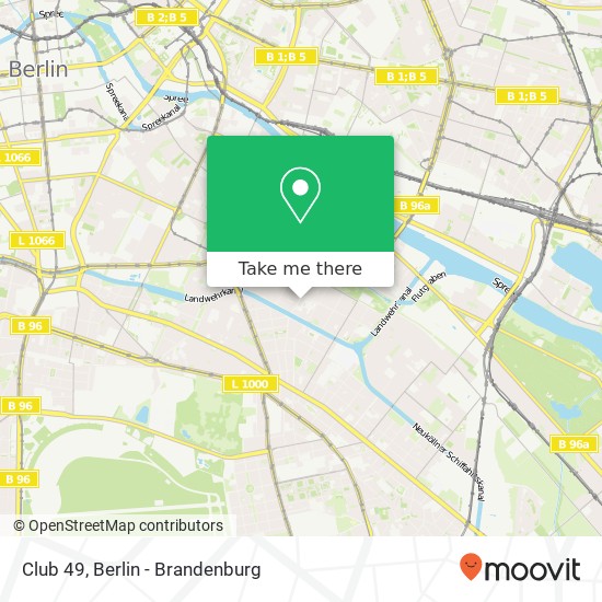 Карта Club 49, Ohlauer Straße 31