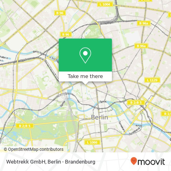 Карта Webtrekk GmbH, Hannoversche Straße 19