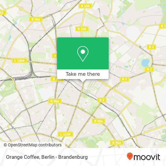 Карта Orange Coffee, Prenzlauer Allee 171