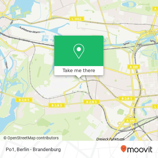 Po1, Rominter Allee map