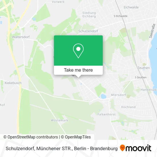 Карта Schulzendorf, Münchener STR.