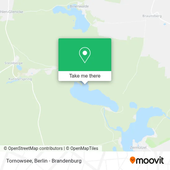 Tornowsee map