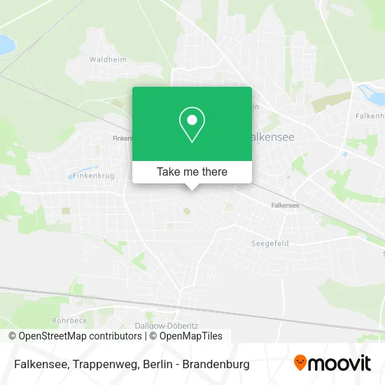 Карта Falkensee, Trappenweg