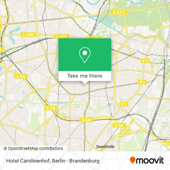 Hotel Carolinenhof map