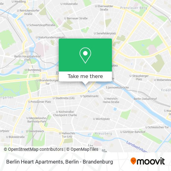 Berlin Heart Apartments map