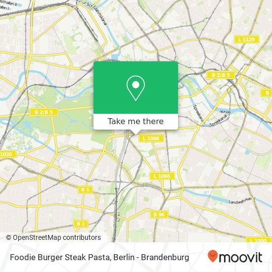 Foodie Burger Steak Pasta, Leipziger Platz 10 map