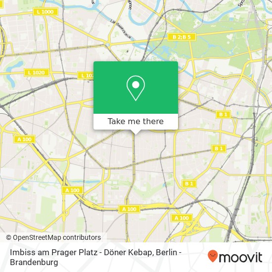 Imbiss am Prager Platz - Döner Kebap, Trautenaustraße 2 map