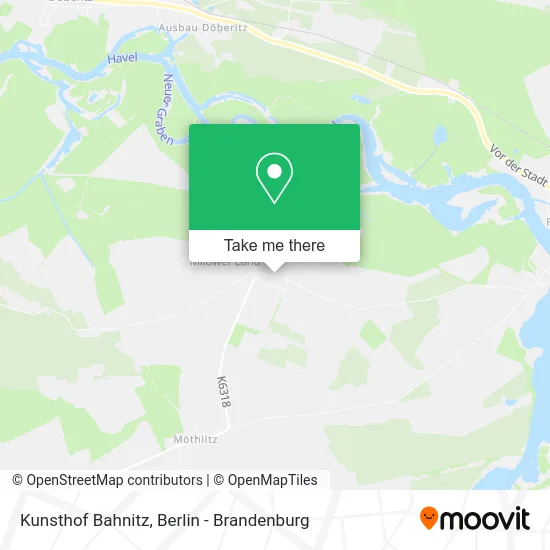 Kunsthof Bahnitz map