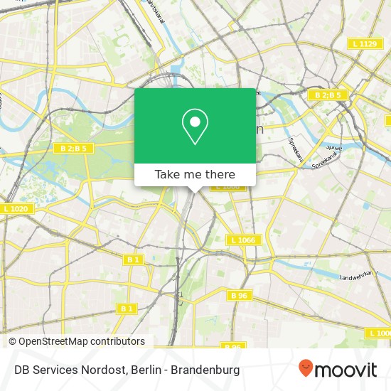 DB Services Nordost, Köthener Straße map