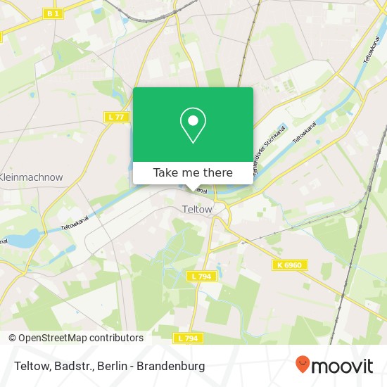 Teltow, Badstr. map