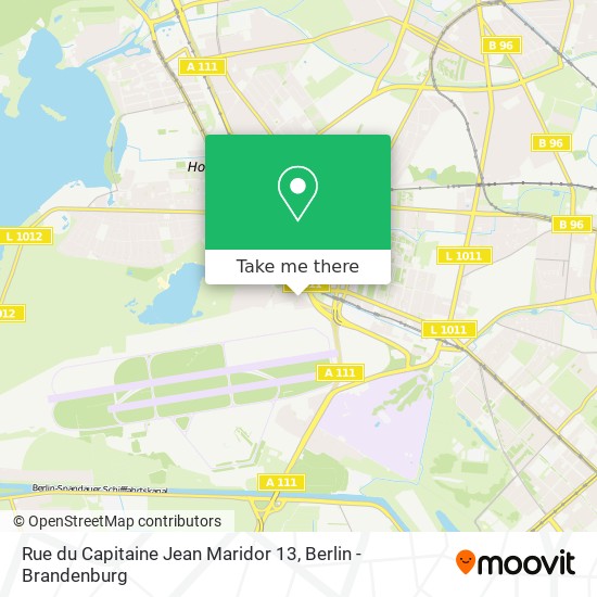 Rue du Capitaine Jean Maridor 13 map