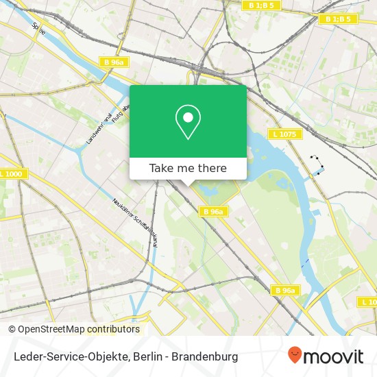 Карта Leder-Service-Objekte, Rethelstraße 9