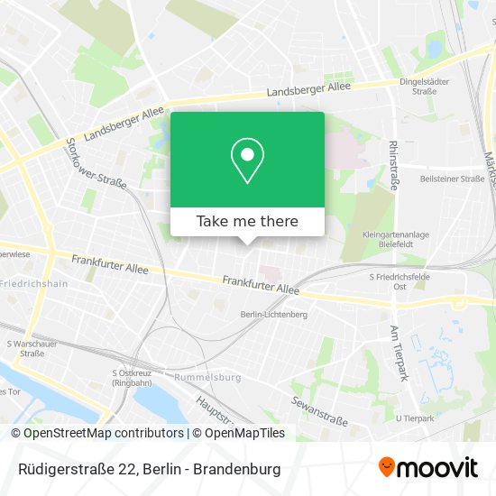 Карта Rüdigerstraße 22