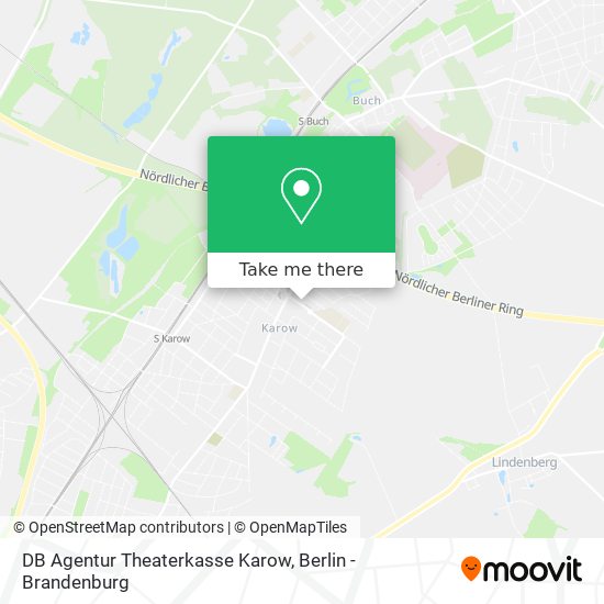 DB Agentur Theaterkasse Karow map