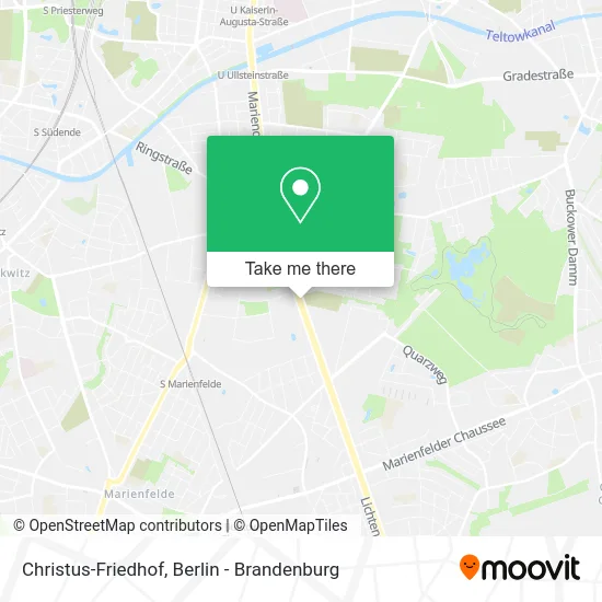 Christus-Friedhof map